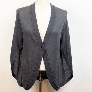 Brunello Cucinelli Italian Lead Fine Knit Cape XL